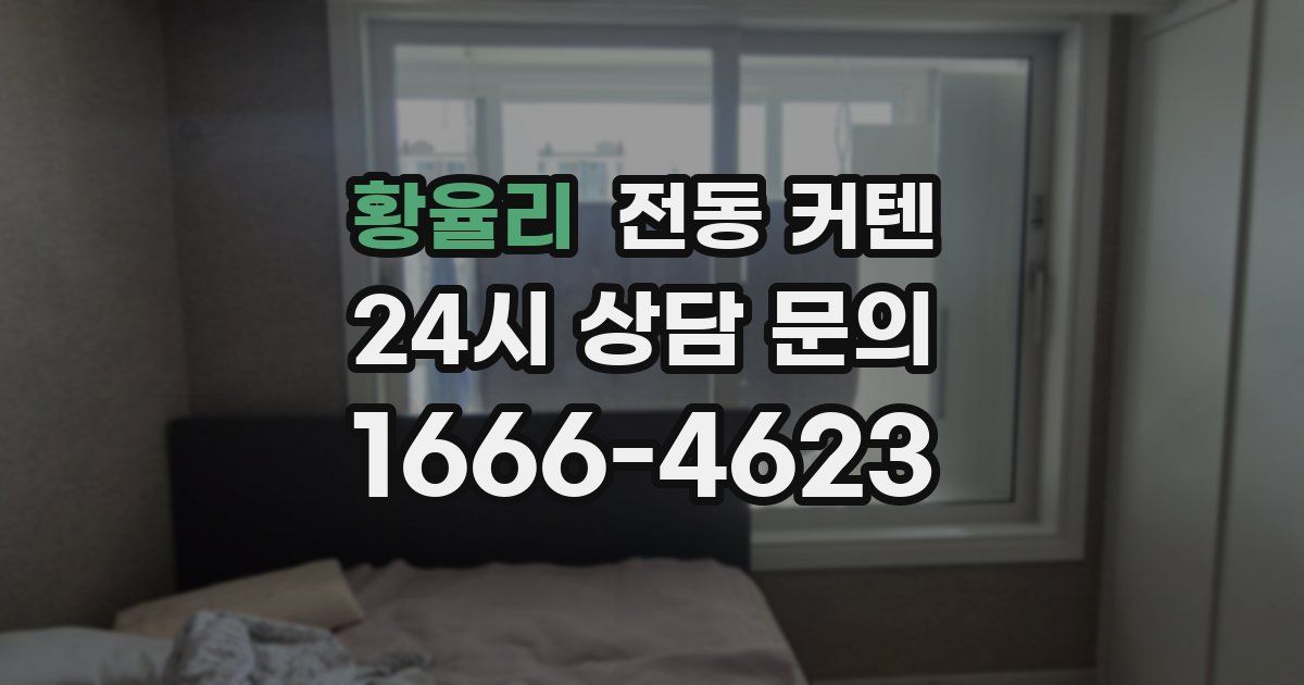황율리 전동 커텐