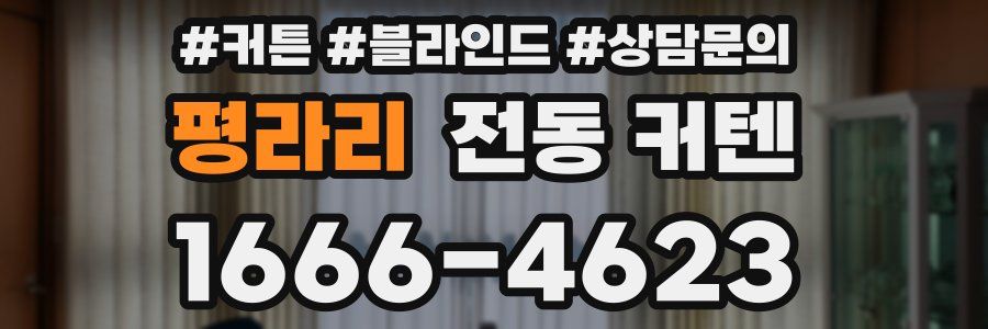 평라리 전동 커텐