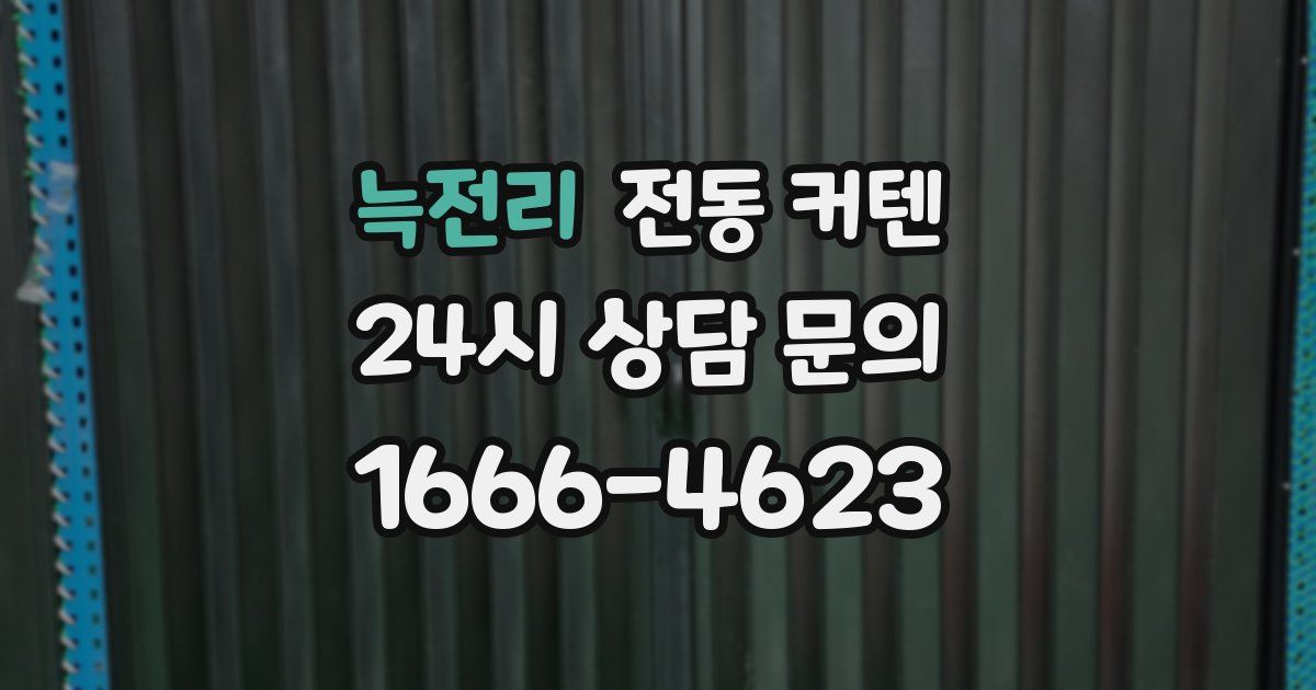 늑전리 전동 커텐