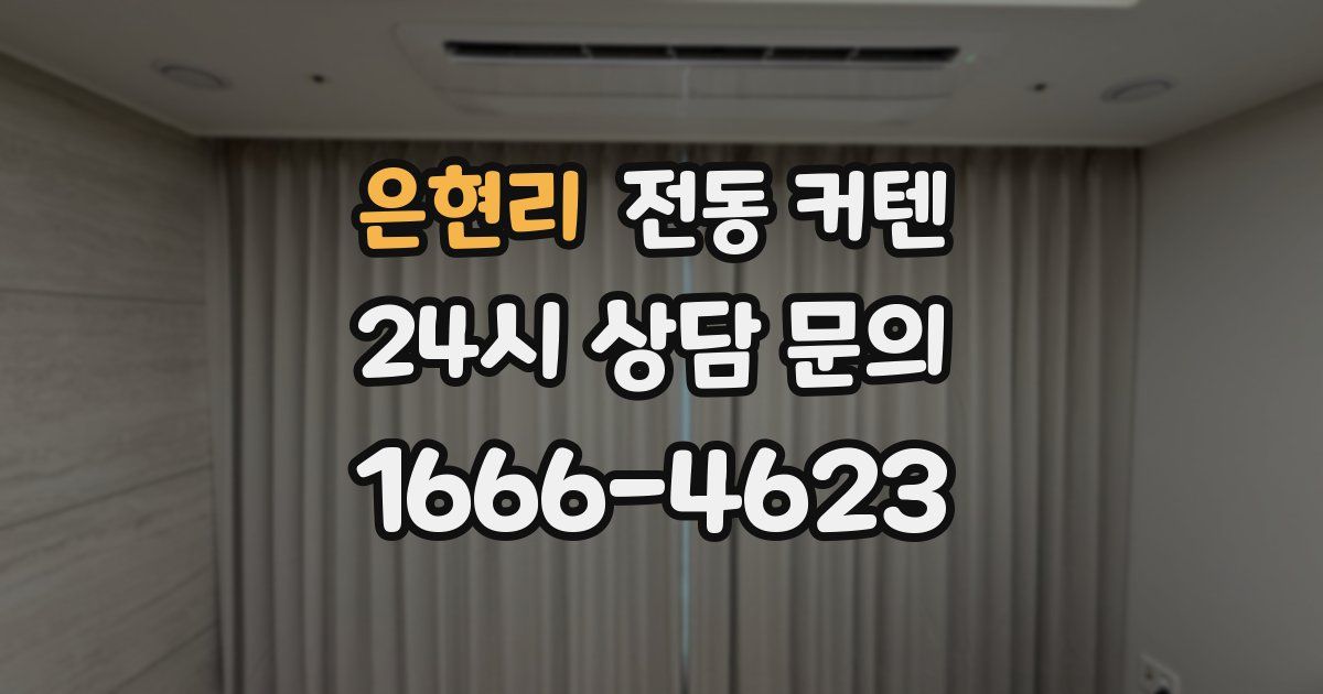 은현리 전동 커텐