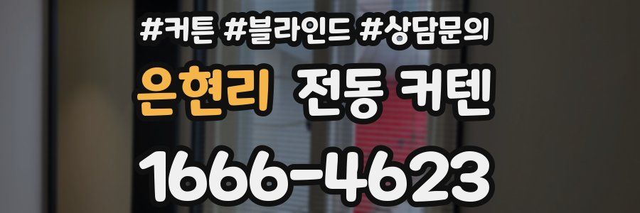 은현리 전동 커텐