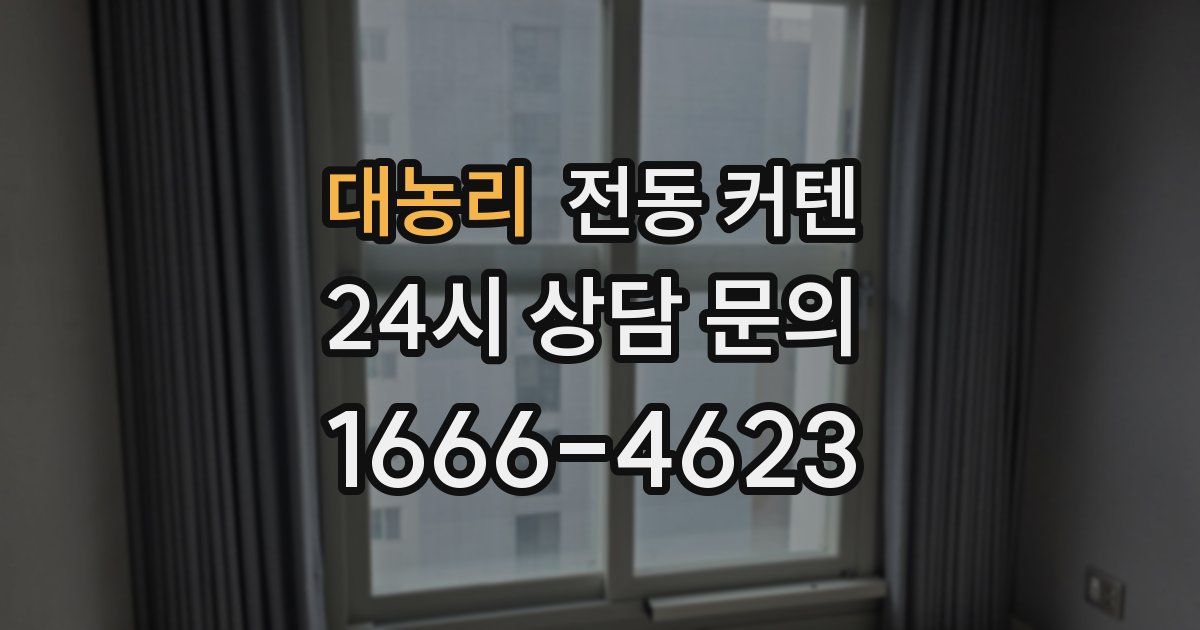 대농리 전동 커텐