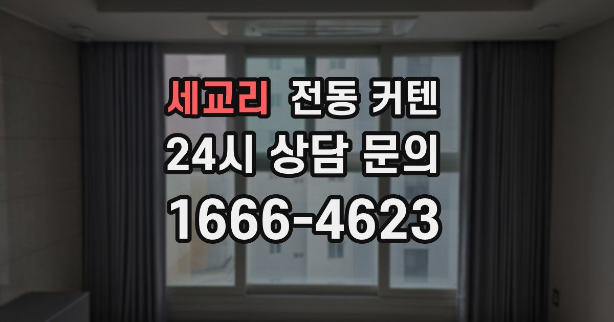 세교리 전동 커텐