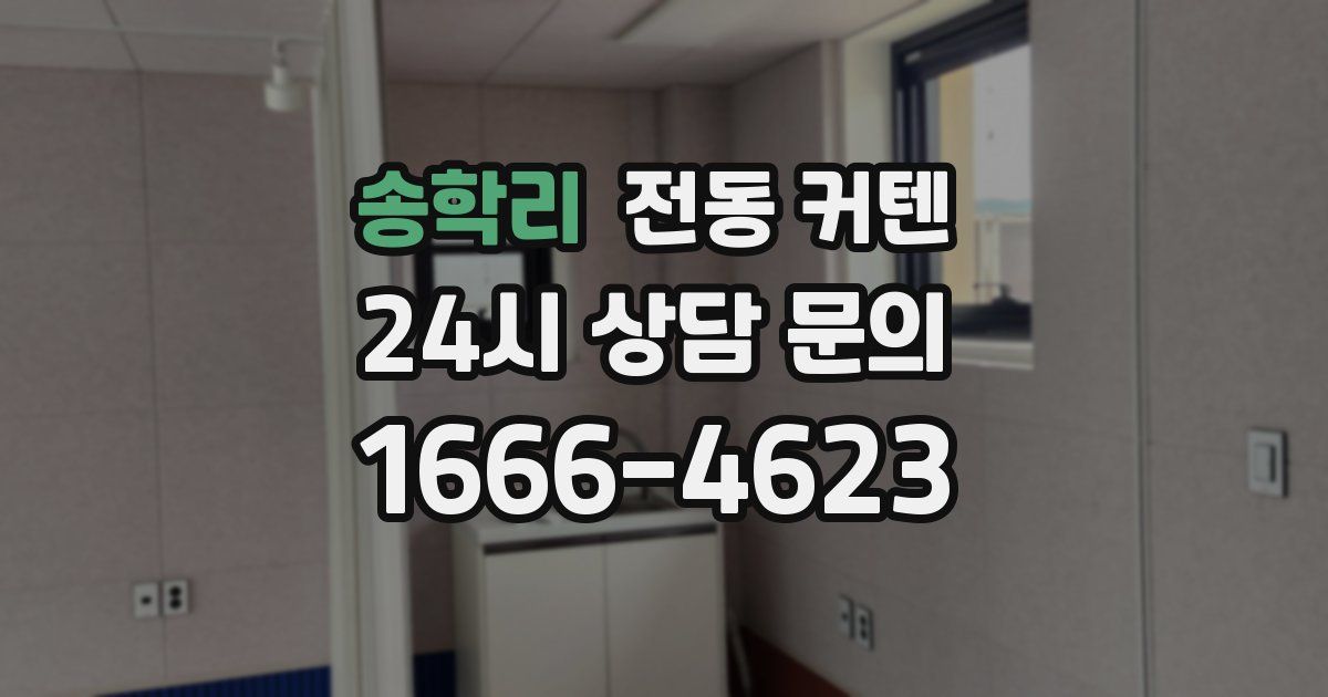 송학리 전동 커텐