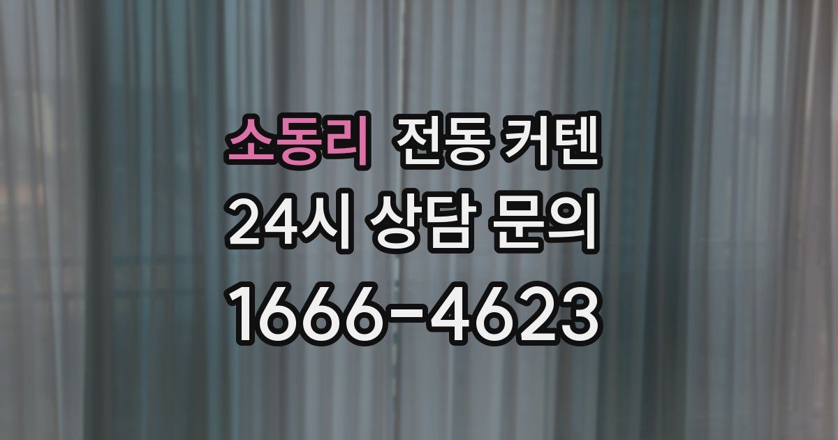 소동리 전동 커텐