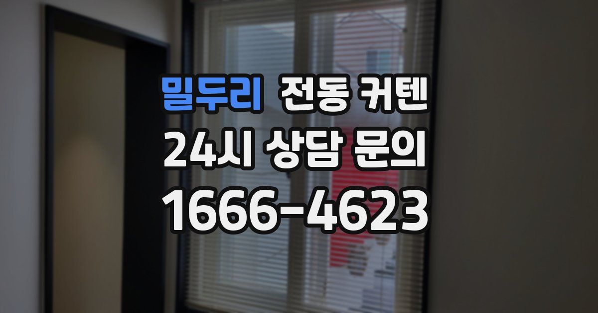 밀두리 전동 커텐