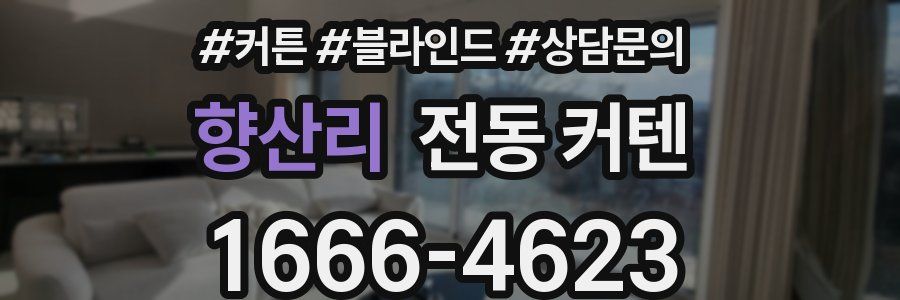 향산리 전동 커텐