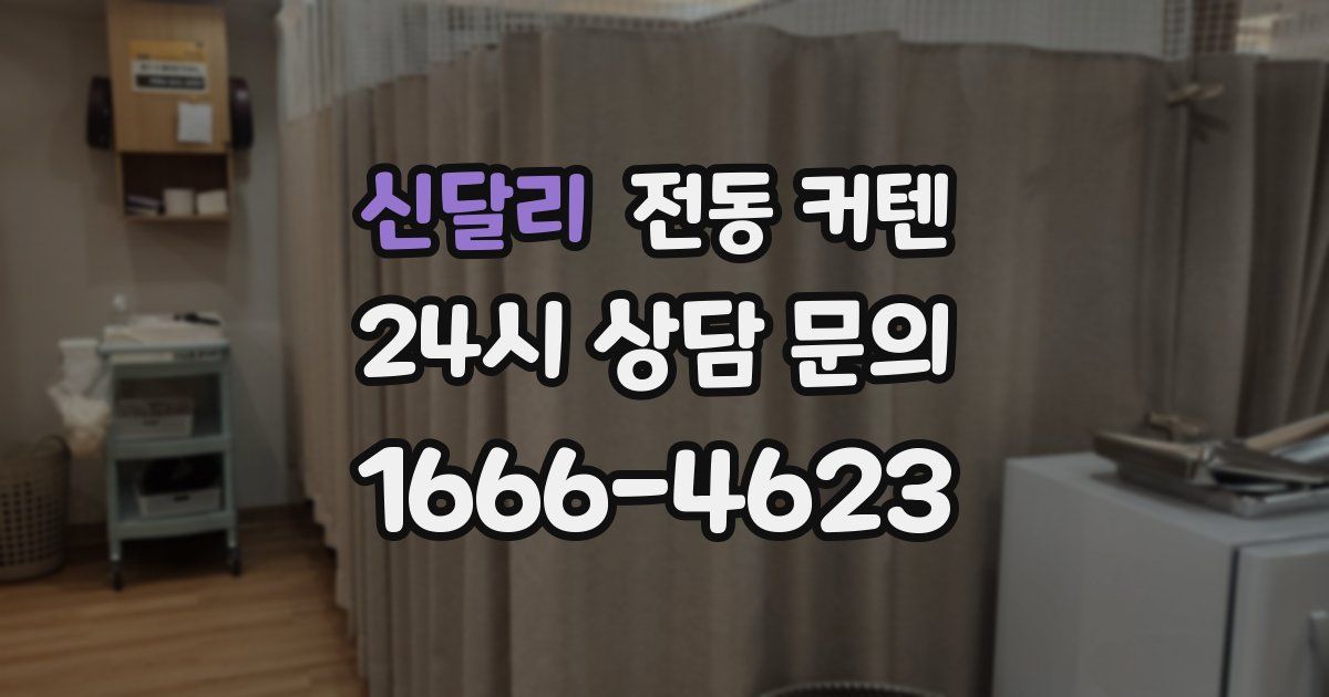 신달리 전동 커텐