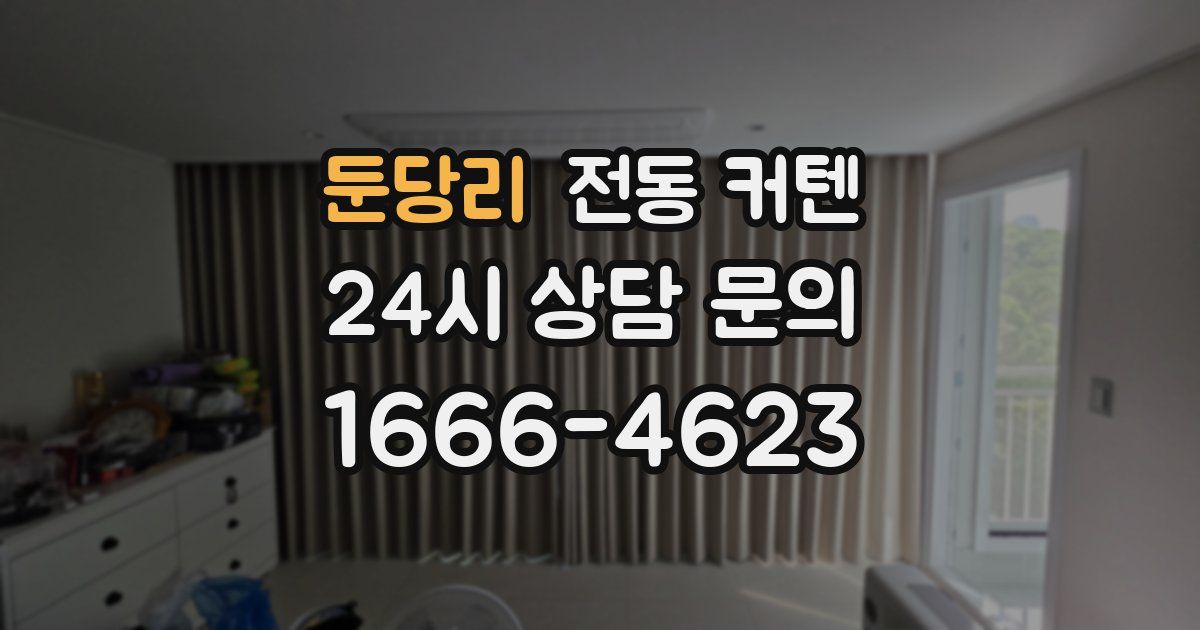 둔당리 전동 커텐