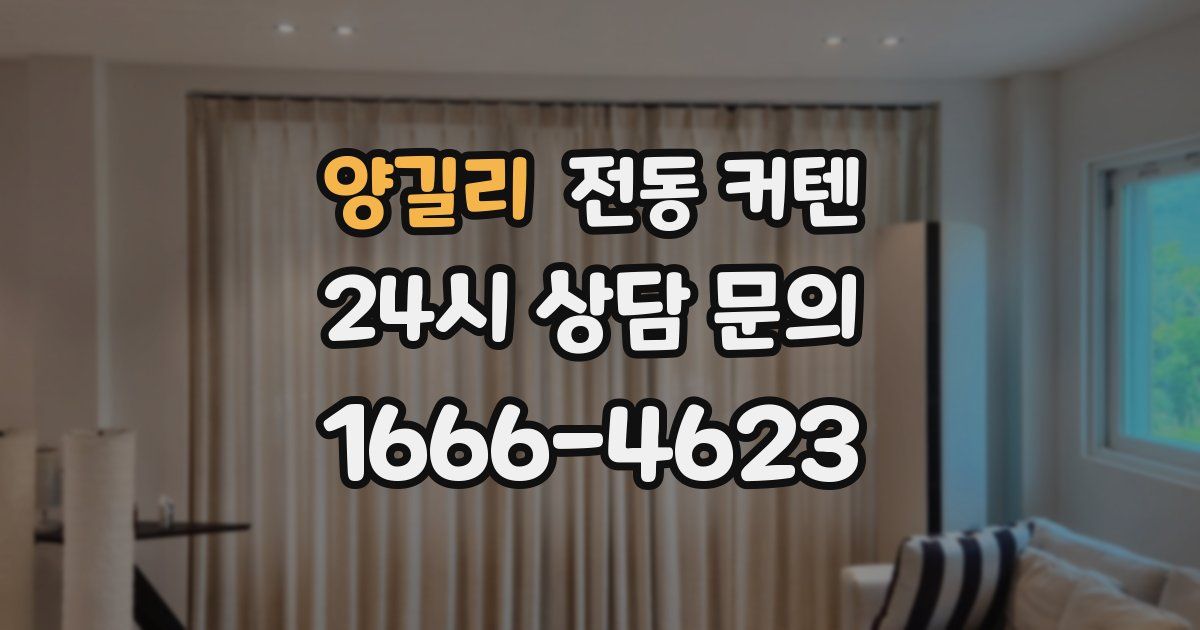양길리 전동 커텐