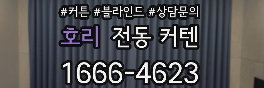 호리 전동 커텐