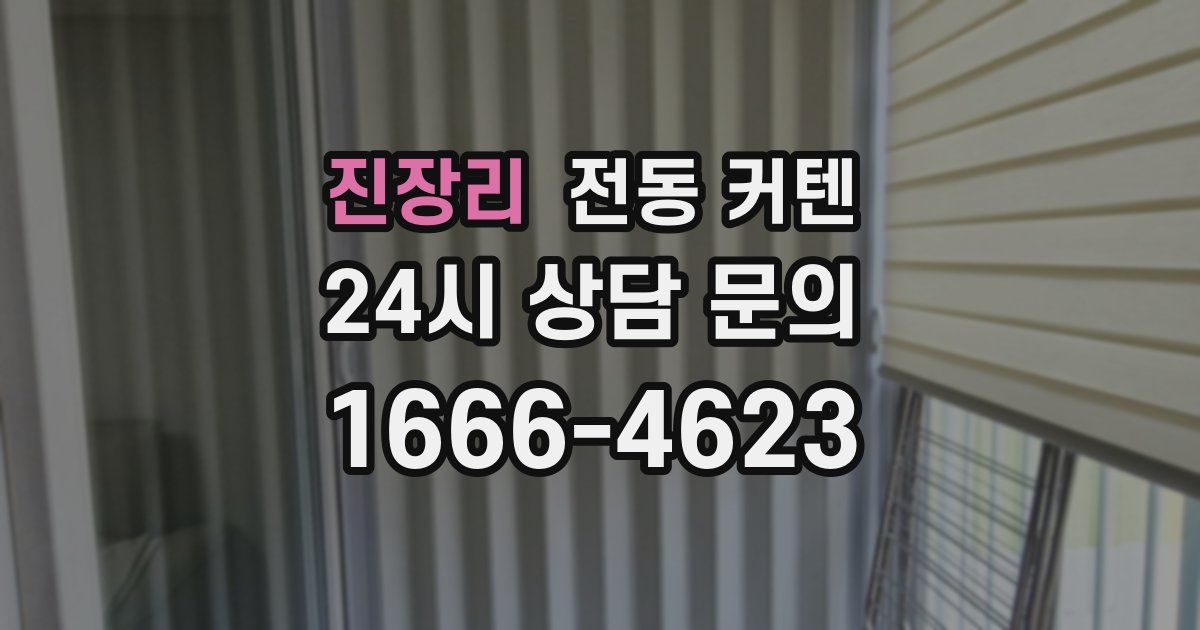 진장리 전동 커텐