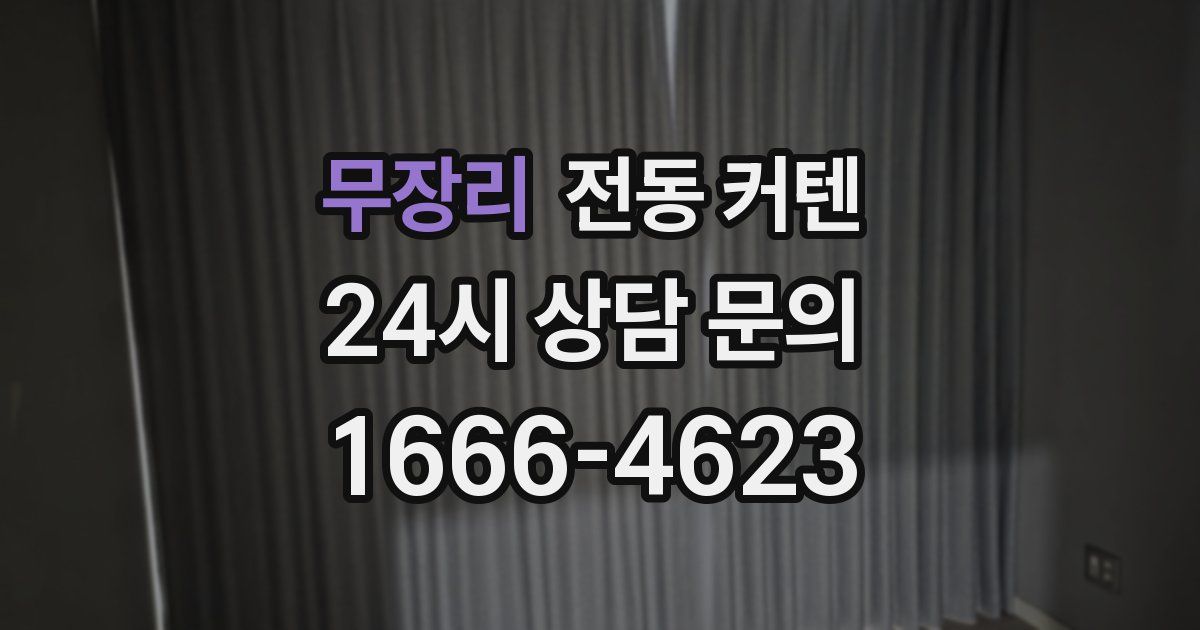 무장리 전동 커텐