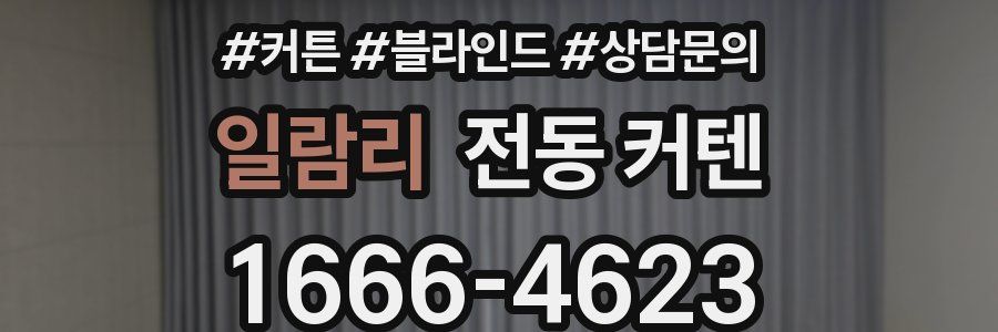 일람리 전동 커텐