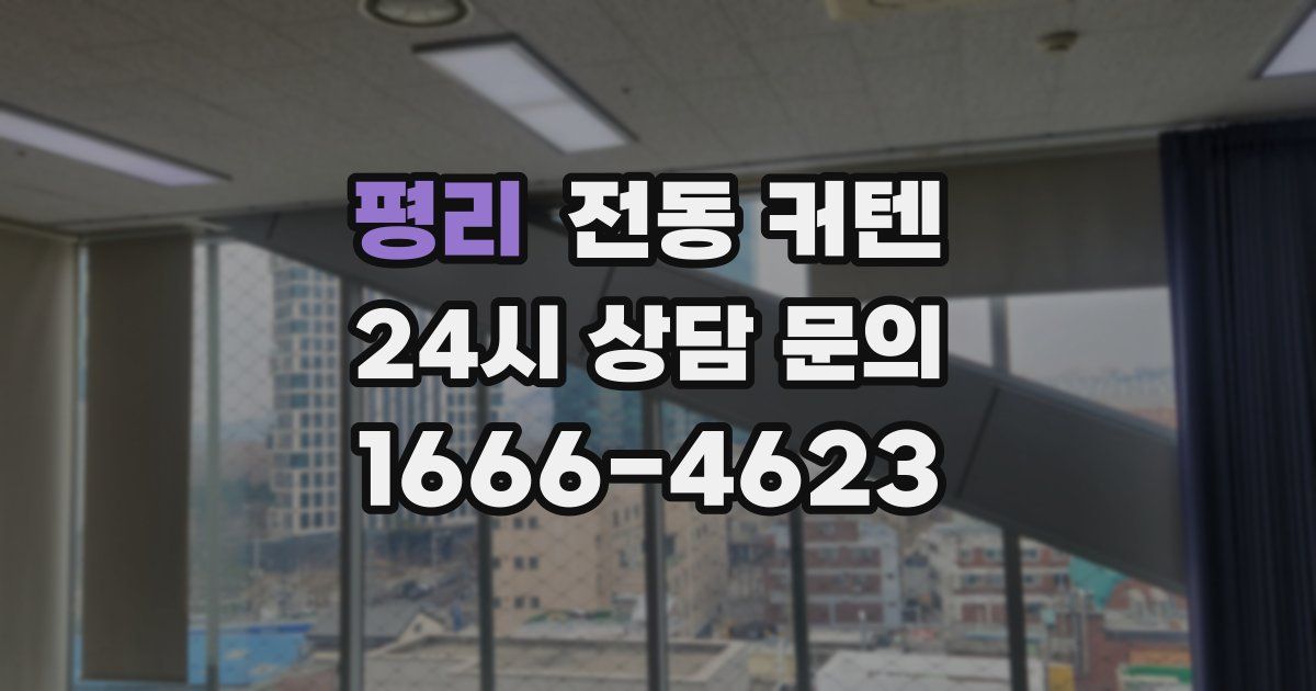 평리 전동 커텐