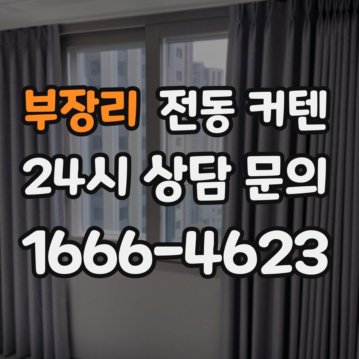 부장리 전동 커텐