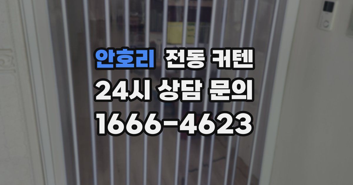 안호리 전동 커텐