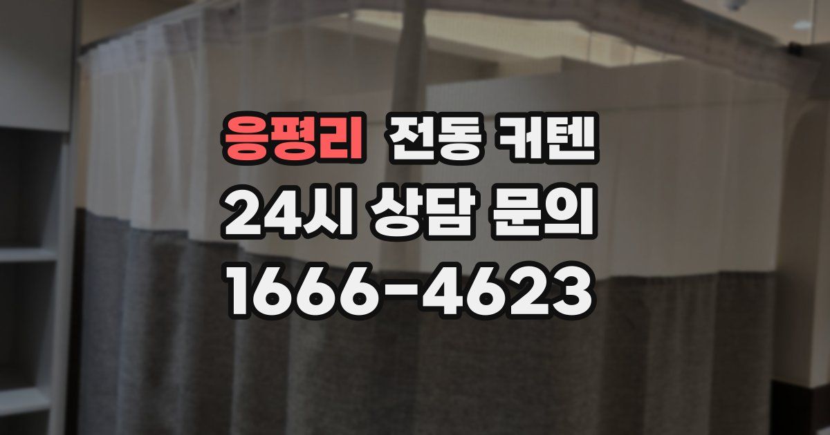응평리 전동 커텐