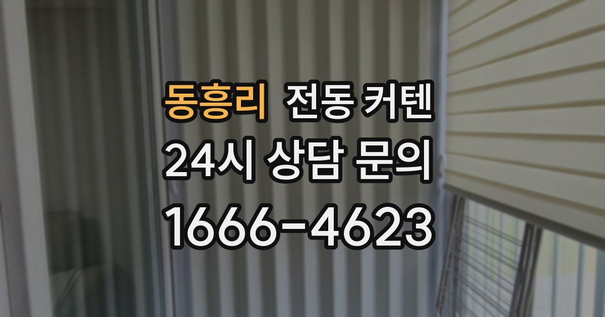 동흥리 전동 커텐