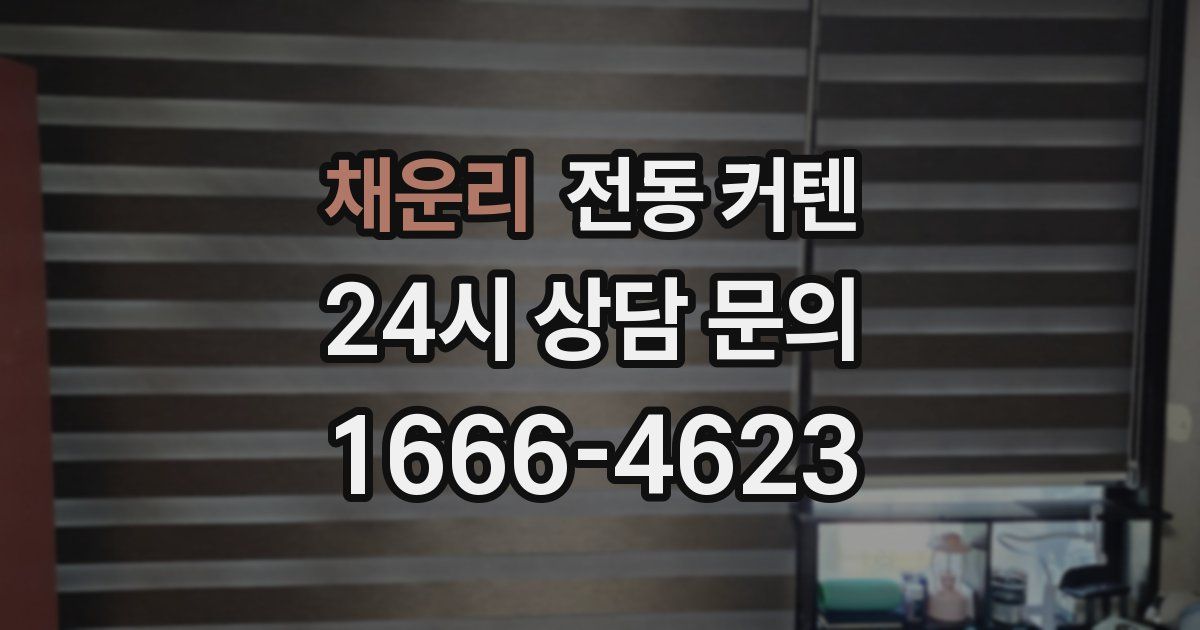 채운리 전동 커텐