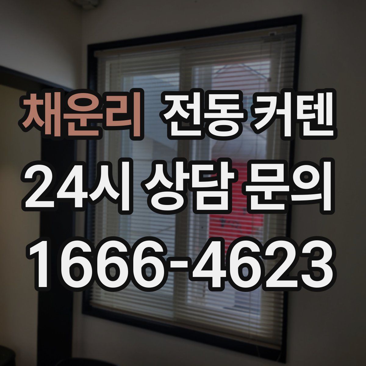 채운리 전동 커텐