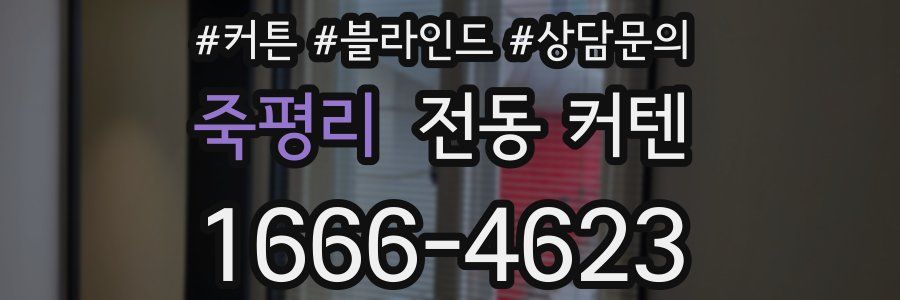 죽평리 전동 커텐