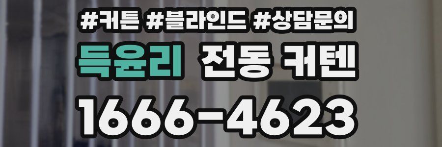 득윤리 전동 커텐