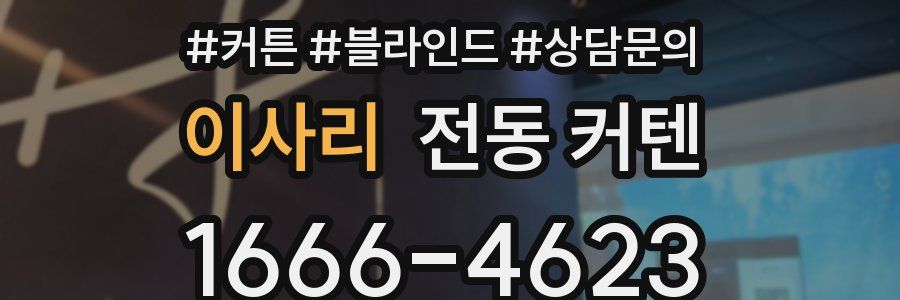 이사리 전동 커텐