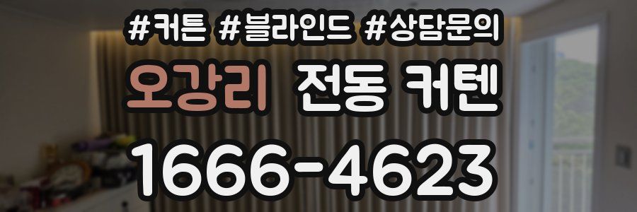 오강리 전동 커텐
