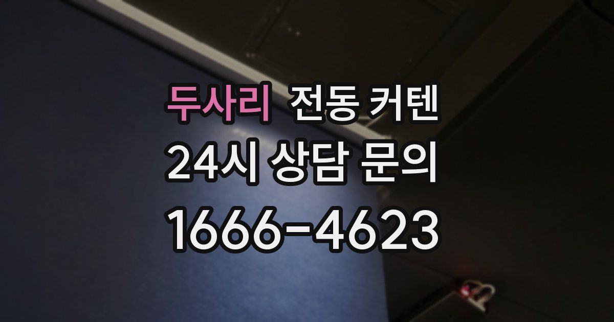 두사리 전동 커텐