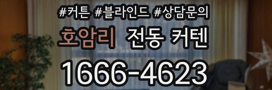 호암리 전동 커텐