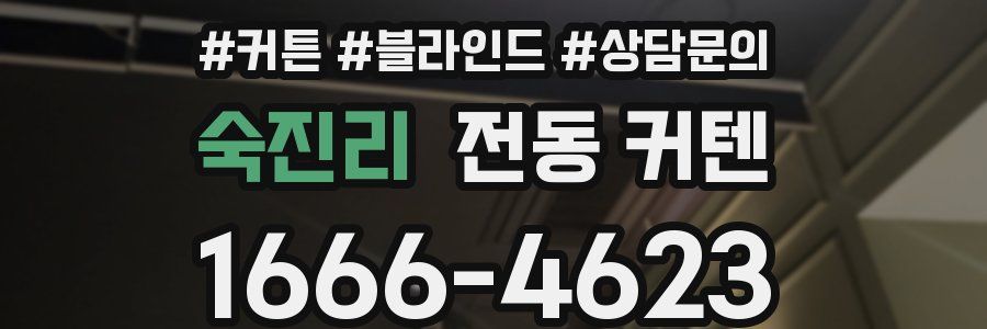 숙진리 전동 커텐
