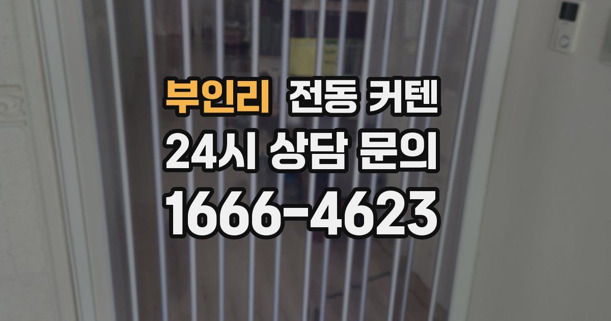 부인리 전동 커텐