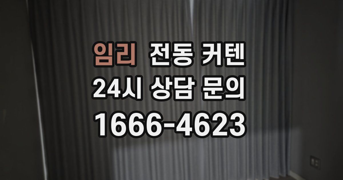 임리 전동 커텐