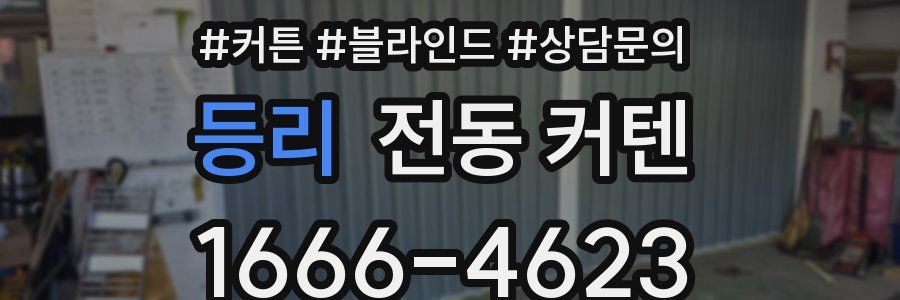 등리 전동 커텐