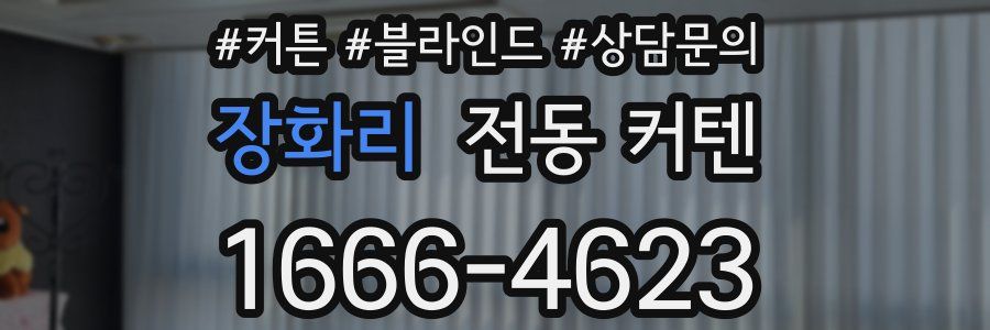 장화리 전동 커텐