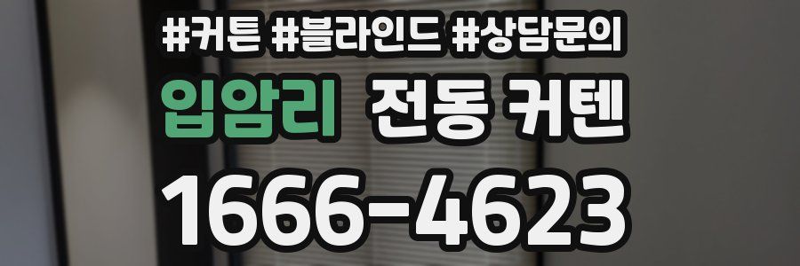 입암리 전동 커텐