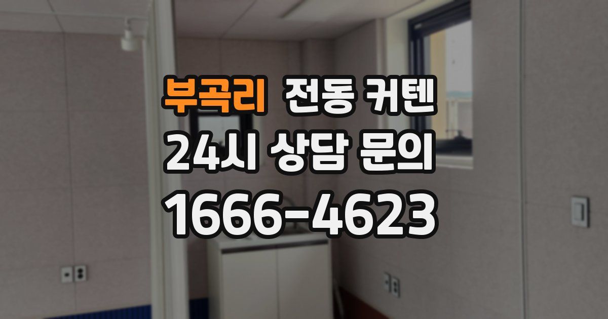 부곡리 전동 커텐