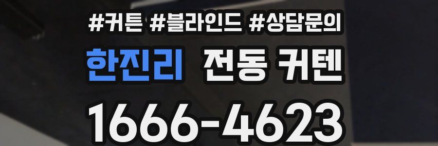 한진리 전동 커텐