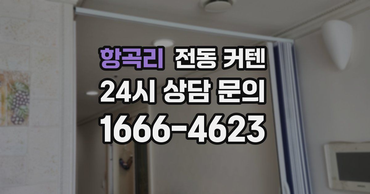 항곡리 전동 커텐