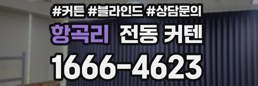 항곡리 전동 커텐
