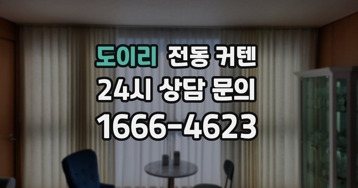 도이리 전동 커텐
