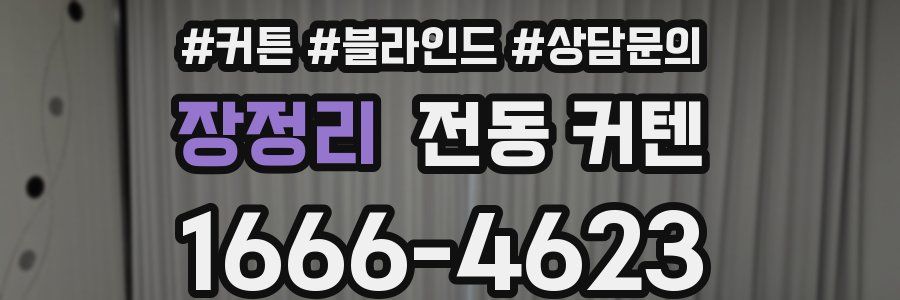 장정리 전동 커텐