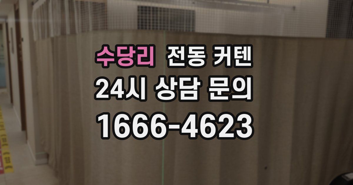 수당리 전동 커텐