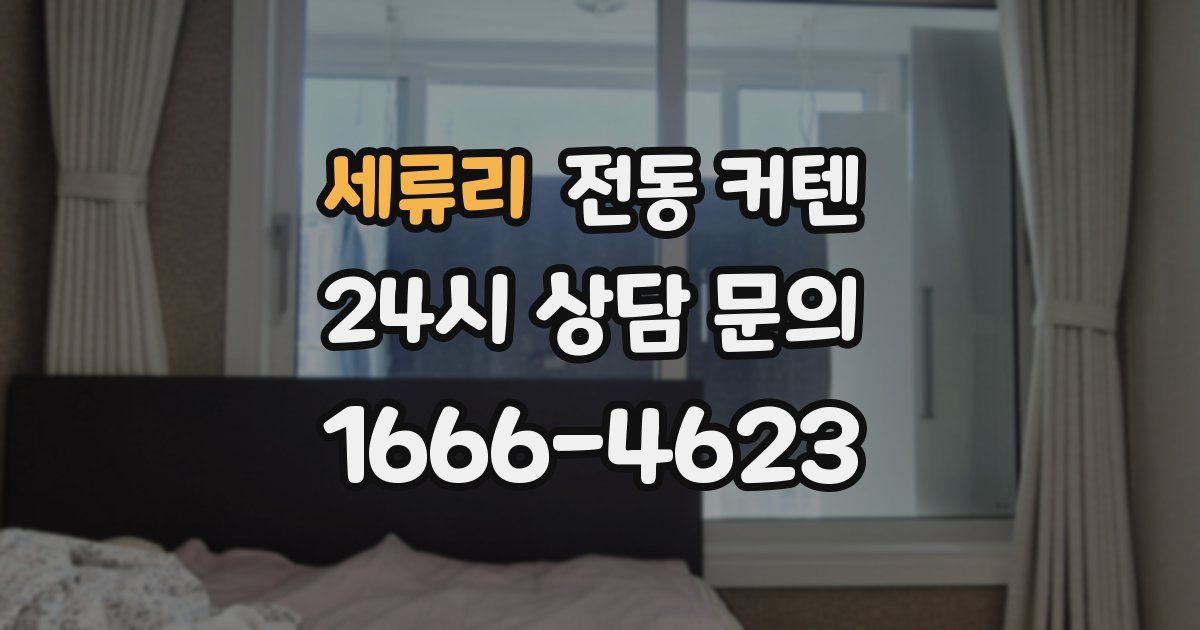 세류리 전동 커텐