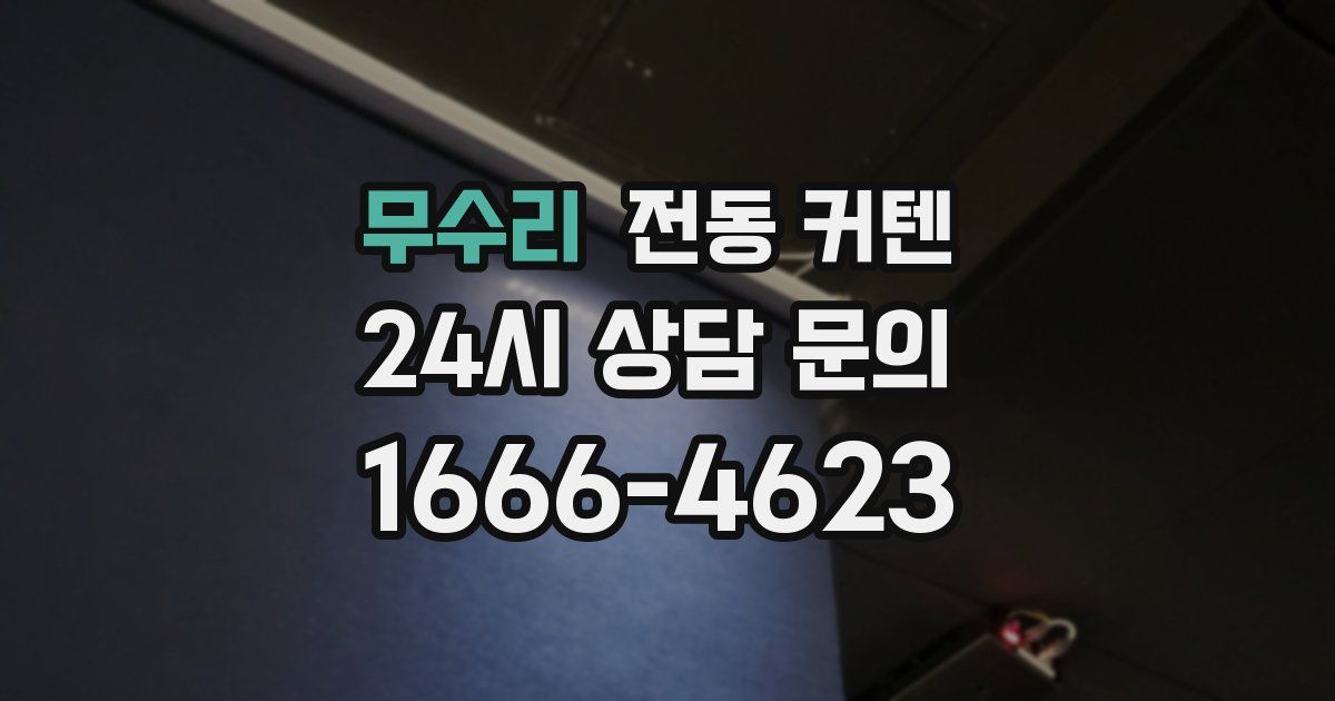 무수리 전동 커텐