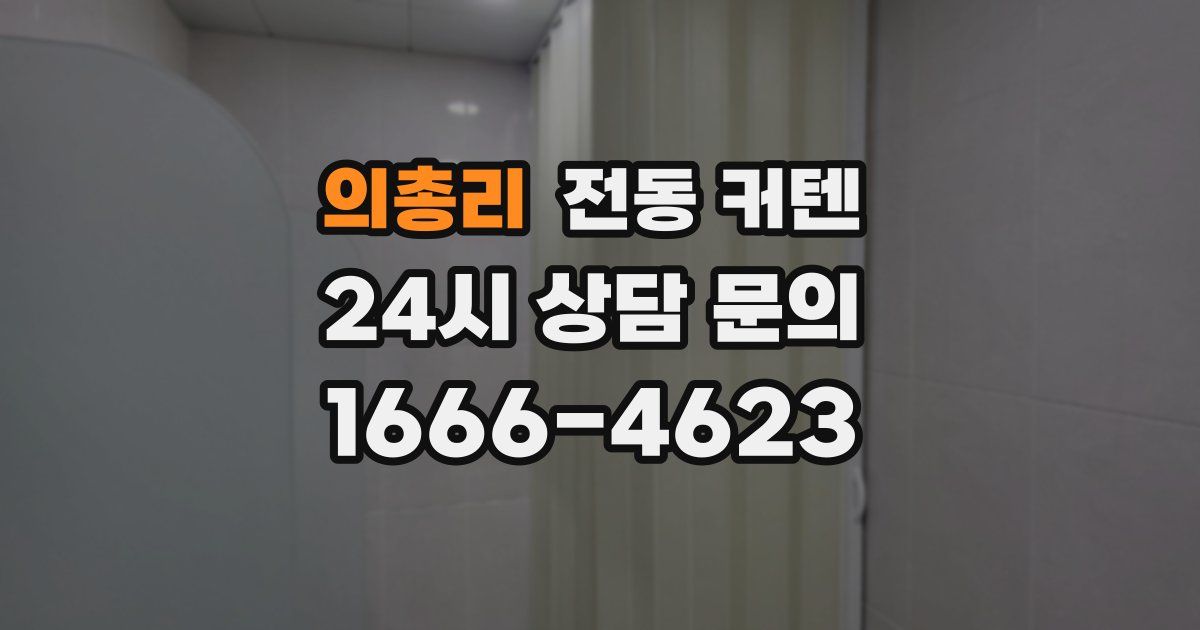 의총리 전동 커텐