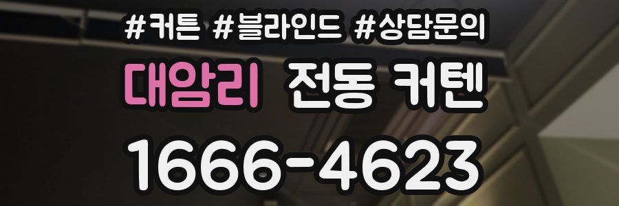 대암리 전동 커텐