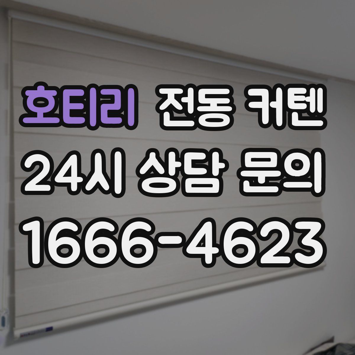 호티리 전동 커텐