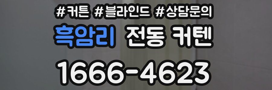 흑암리 전동 커텐